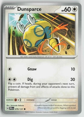 Dunsparce Common SV05: Temporal Forces 128/162 NM - Image 1 of 2