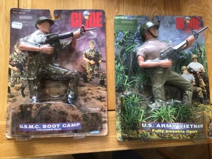 Action Man GI Joe - USMC Boot Camp & US Army Vietnam Sealed Figures - Picture 1 of 6