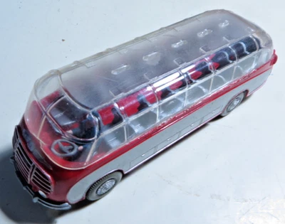 WIKING Setra Reisebus Rojo Techo de Cristal Chasis Plata Con Controlador - Imagen 1 de 4