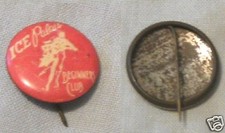 ICE PALAIS SKATER BEGINNER'S  TIN BADGE