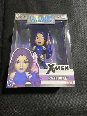 Jada Toys Die-Cast Metals Psylocke 4" Inch Figure X-Men Marvel Comics New - Image 1 of 2