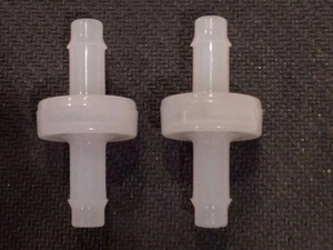 1/4" Check Valve Fuel Diesel Gas Liquid Air One Way Non Return 2 pc set - Picture 1 of 1