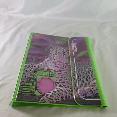 Carpeta Trapper Keeper, diseño retro, guepardo y estéreo  Foto 1 de 4