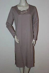 Triumph Nachthemd "Modern Elegance NDK LSL" Gr. 38 grau Loungewear mit Spitze - Picture 1 of 8