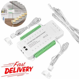 LED Step Stair Moving Effect PIR Motion Sensor Pathway controller strip light - Picture 1 of 10