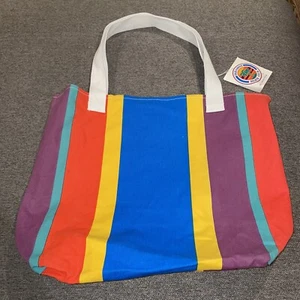 Beach Tote Bag Paradise Beach Club by Mervyn’s of California New Old Stock W/Tag - Picture 1 of 5