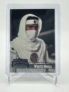 1995 Fleer Mighty Morphin Power Rangers: The Movie #80 White Ninja - Tommy - Picture 1 of 2