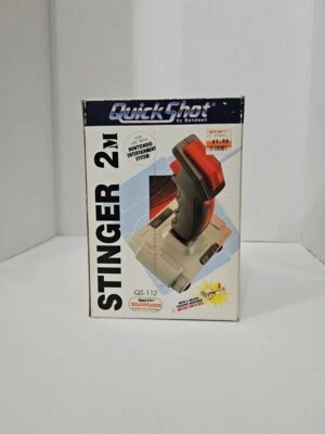 Quickshot Stinger 2 M Arcade Fighter Joy Stick Nintendo NES with Box  - Image 1 of 4