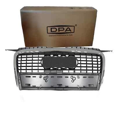 REJILLA RADIADOR DPA SPORT PARRILLA DELANTERA GRIS adecuada para AUDI A3 8P + Sportback - Imagen 1 de 2
