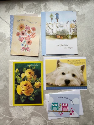 “Get Well” Greeting Cards Lot of 4 with envelopes. - Image 1 of 4