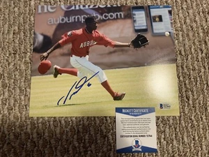 Victor Robles Nationals Autogramm signed 8x10 Foto Beckett COA - Bild 1 von 1
