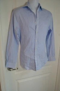 Men's Collared Shirt by Michael Kors Size 32/33 Blue and White in Color - Picture 1 of 12