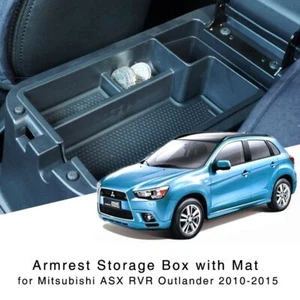 Armrest Storage Box for Outlander Sport RVR ASX 2010-2018 Central Console Tray - Picture 1 of 11