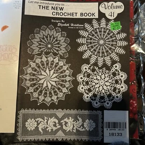 Elizabeth Hiddleson Vol 41 Crochet Pattern Booklet The New Crochet Book Doilies - Picture 1 of 3