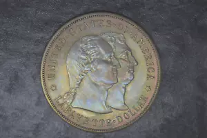 1900 Lafayette Commemorative Dollar- Nice BU with questionable Toning. Pretty! - Picture 1 of 4
