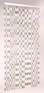 Türvorhang Raumteiler Tube Kettenvorhang Röhren Fliegenvorhang Vorhang 90x200cm - Bild 1 von 4