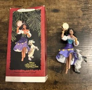 1996 Hallmark Keepsake Esmeralda And Djali The Hunchback Of Notre Dame OrnamentX - Picture 1 of 6
