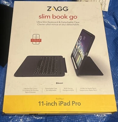 ZAGG 103302111 Apple iPad Keyboard and Folio Case - Black - Image 1 of 2
