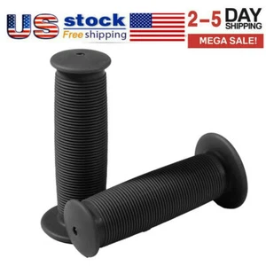 Black 20mm Mountain bike Anti-Slip Soft Rubber Handlebar Hand Grip Cover elastic - Picture 1 of 8