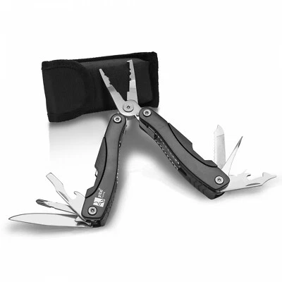 Angelzange Multi-Tool Angeln Sprengringzange Angelmesser 12-in-1 Zite Fishing