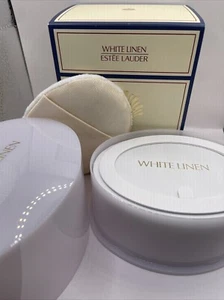 Estee Lauder WHITE LINEN parfümierter Körperpuder, volle Größe 3,5 oz/100g Neu im Karton - Bild 1 von 6