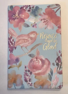 Eccolo Corrine Haig Designs Floral Rejoice and Be Glad Journal with Bookmark - Picture 1 of 8