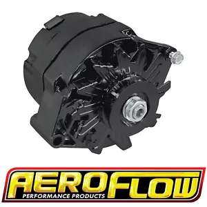Holden HQ HJ HX HZ WB 253 308 V8 Aeroflow Black Alternator 100 Amp Internal Reg - Picture 1 of 5