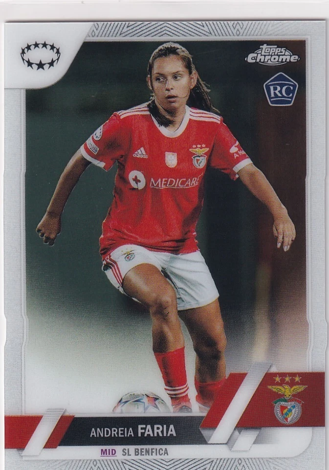 2022-23 TOPPS CHROME RC ANDREIA FARIA ROOKE SL BENFICA GE-3928 - Image 1 of 1