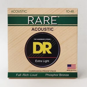 DR RPL-10 RARE phosphor bronze acoustic guitar strings, Extra Light .010-.048 - Picture 1 of 1