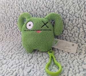 UGLY DOLLS Green Jokingly Yours OX 4.5” Plush Key Chain Backpack Clip Keychain - Picture 1 of 14