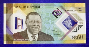 2025 NAMIBIA ~ 60 DOLLARS (POLYMER) ~ GEM UNC - EZSU6 - Picture 1 of 2