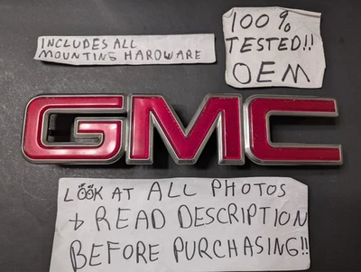 ✅OEM 01-06 GMC YUKON SIERRA YUKON XL EMBLEM FRONT GRILLE GRILL 15706 323 FACTORY - Image 1 of 4