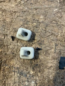 2013 - 2016 LINCOLN MKZ OEM Sun Visor Clip w/ Screw BEIGE - Picture 1 of 2