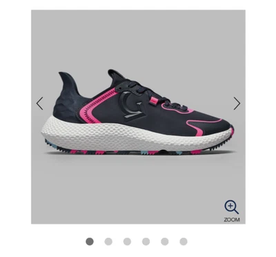 NEWGFORE Mujer MG4X2 Nylon Híbrido Golf Entrenador Cruzado Tenis Talla 7 Azul/Rosa Foto 1 de 4