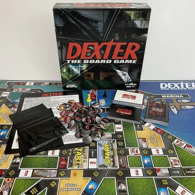 RARE Dexter The Board Game True Crime 2-4 Player Game 100% Complete GDC 2010 OOP - Image 1 of 4