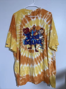 Nike Shirt Mens Size 3XL Yellow Tie Dye Lebron Space Jam A New Legacy Loose Fit - Picture 1 of 4