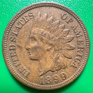 Centavo indio de Estados Unidos 1899 C297 - Imagen 1 de 4