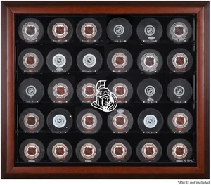 Ottawa Senators 30-Puck Mahogany Display Case - Fanatics - Picture 1 of 1
