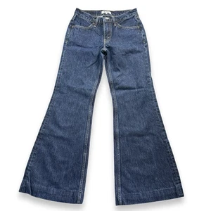 Pantalones de mezclilla RE/DONE talla 24 para mujer con parte inferior de campana corte bota azul L29 edad +20 - Imagen 1 de 11