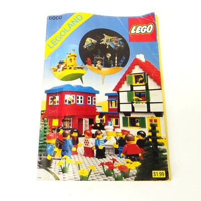 Vintage 1980 LEGO Legoland 6000 Idea Book Instruction Manual Catalog Booklet - Image 1 of 4