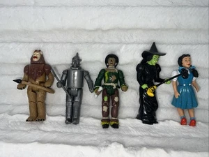Zauberer von Oz Figuren 1988 Dorothy Löwe Blechmann und Vogelscheuche Hexe 4" Figuren - Bild 1 von 6