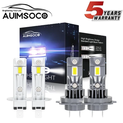 For Audi A1 Hatchback 2011-2017 6500K White LED Headlights High Low Light Bulbs - Image 1 of 4
