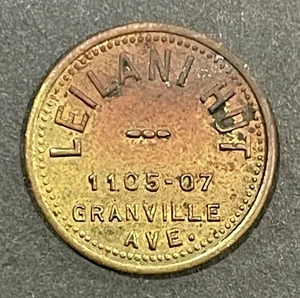 Vintage Leilani Hut Restaurant, Belmont Shore, Long Beach, CA Trade Token Coin - Picture 1 of 2