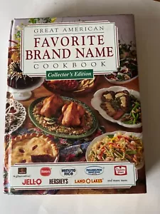 Vintage 1993 Great American FAVORITE BRAND NAME Cookbook - Collector's Edition - Picture 1 of 7