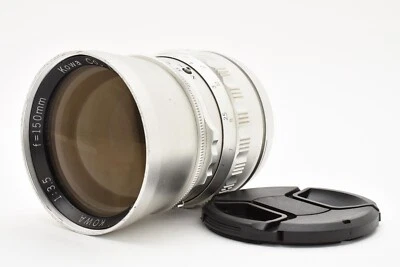 [ Near MINT ] KOWA Six 150mm f/3.5 Telephoto Lens Silver From Japan #2127P - Image 1 of 4