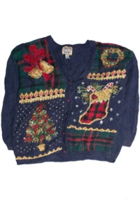 Cárdigan vintage feo de Navidad 59899 - Imagen 1 de 2