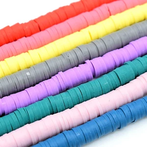 PERLINE ROTONDE ARGILLA POLIMERICA HEISHI 6X1MM (740PCS/34POLLICI) - SCEGLI IL COLORE - Foto 1 di 75