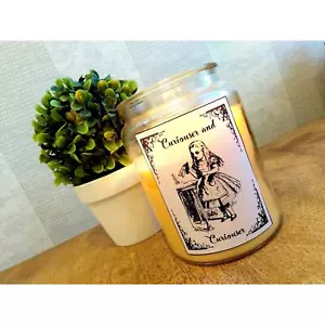Alice in Wonderland Candle Large Bell Perfect For Fairytale Themed Weddings and - Picture 1 of 3