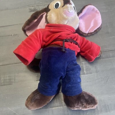 De colección Fievel Fivel An American Tail Grande 22” Peluche 1986 Sears Caltoy Sin Sombrero Foto 1 de 4