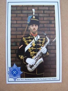 Postal de uniforme militar impresa - Los propios húsares de la reina - Imagen 1 de 1